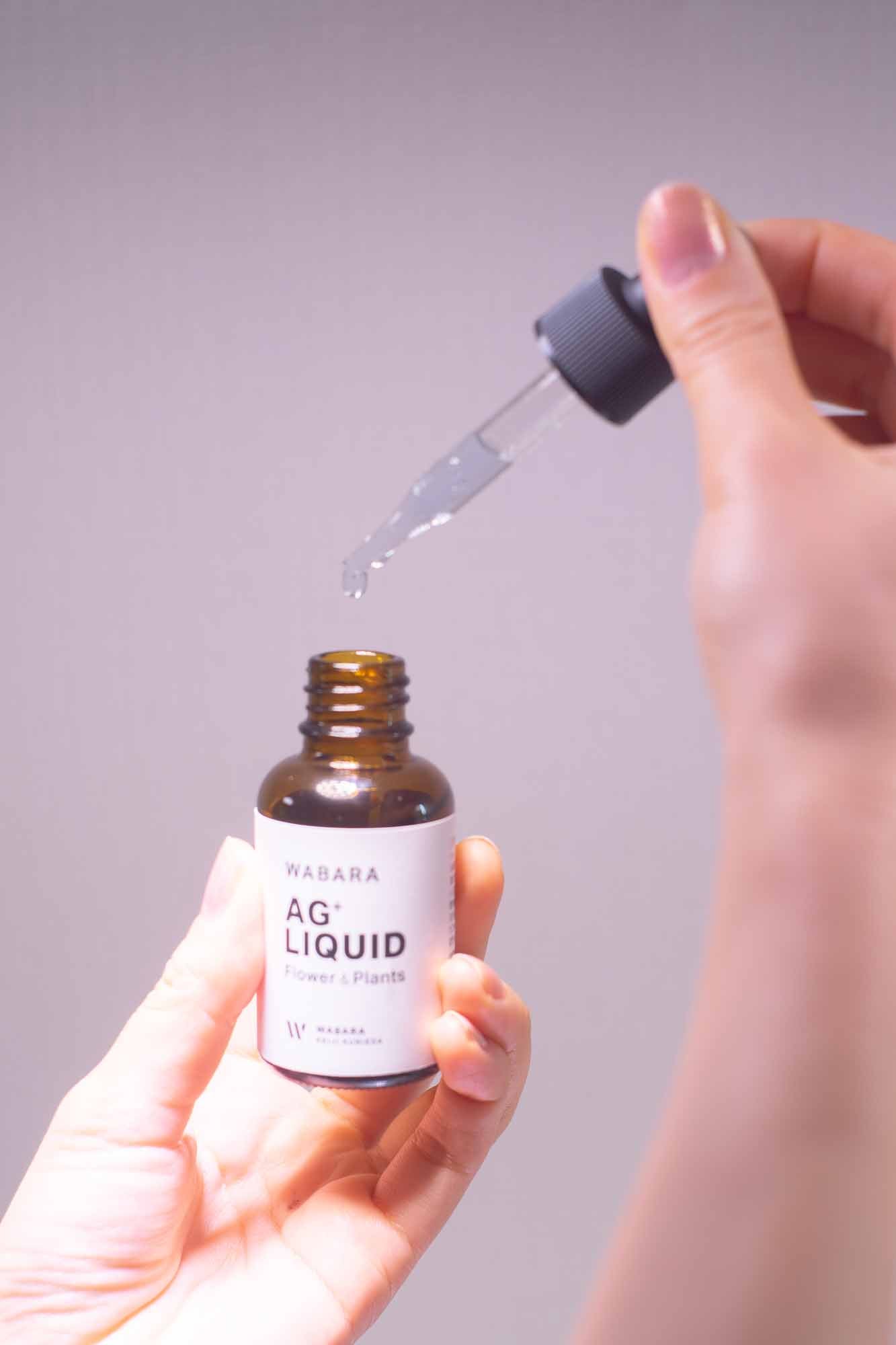 AG+リキッド Flower&Plants 30ml（切り花・苗用銀イオン水質改善資材